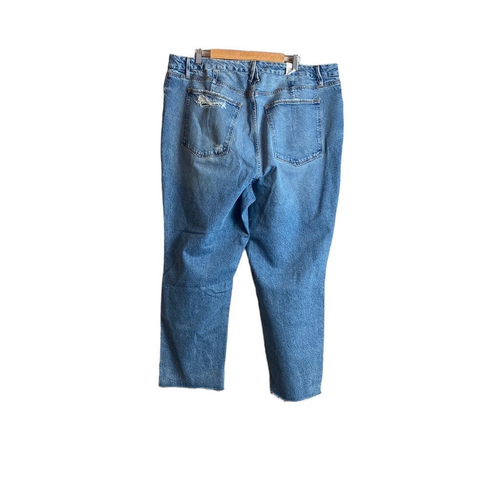 Good American Light Blue Distressed Ankle Jeans - Picture 3 of 13
